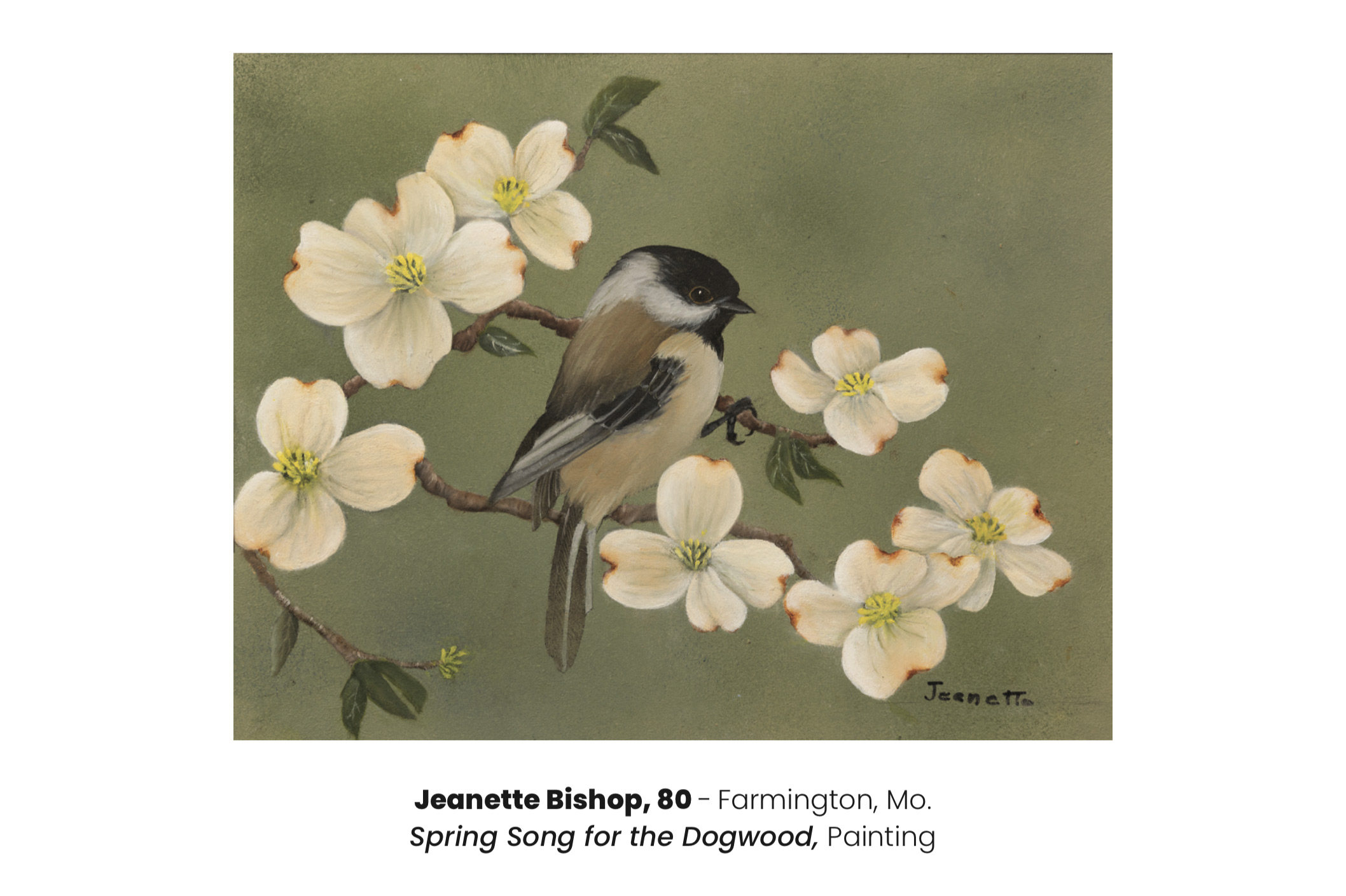 Postcard - Spring Song for the Dogwood